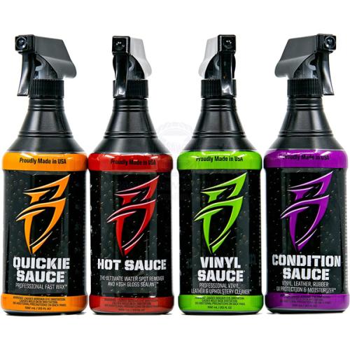BLING SAUCE KIT - SET OF 4 592ML HOT, VINYL, CONDITION, QUICKIE