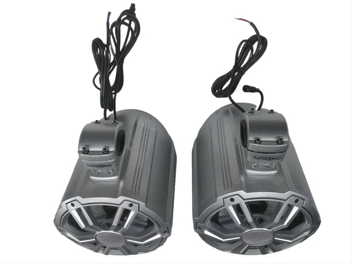 Wake Tower Speakers: The Cannons - 8 Inch 300W LED Speakers