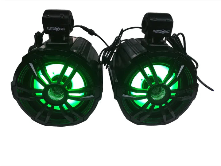 Wake Tower Speakers: The Cannons - 8 Inch 300W LED Speakers