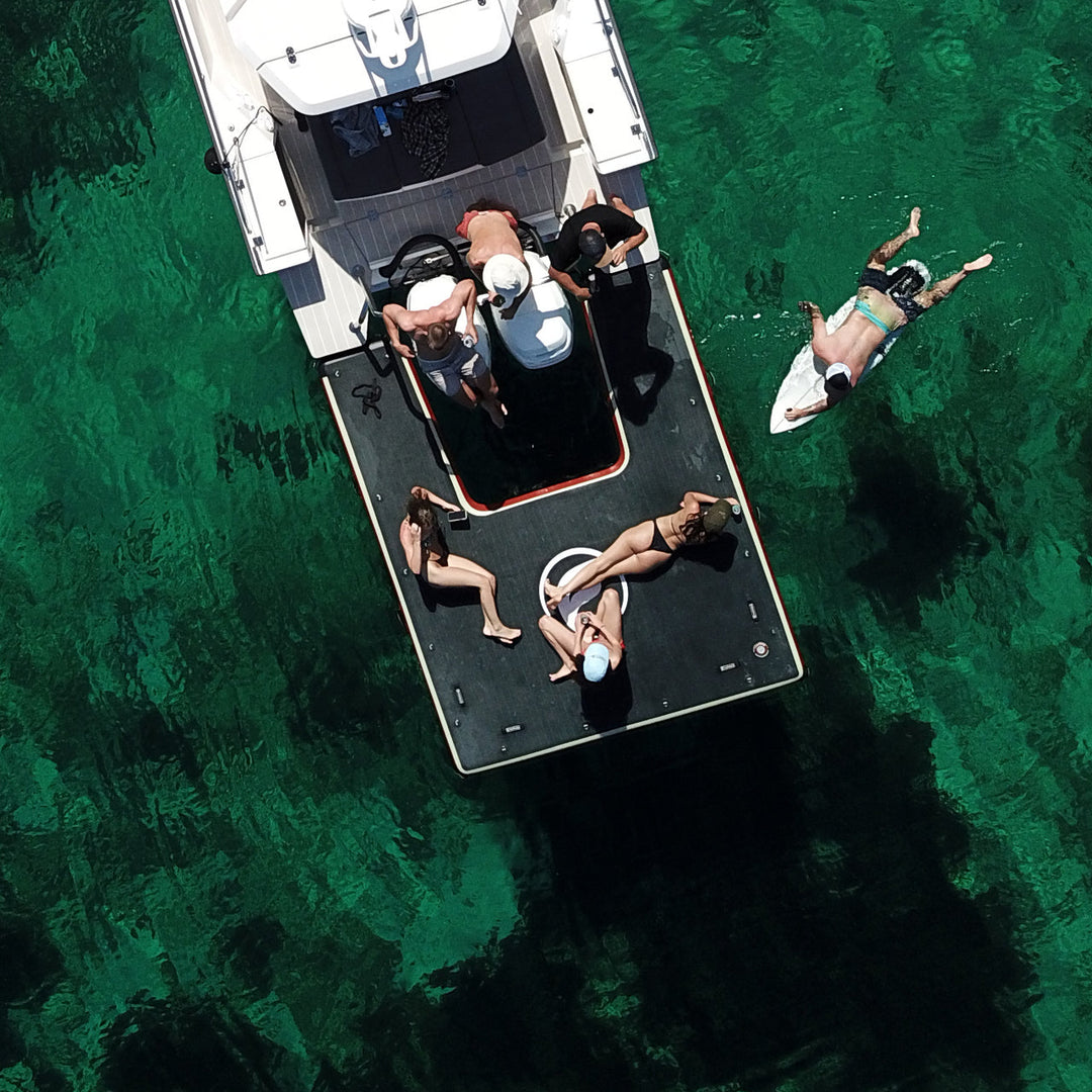 FLOATABLES U-Dock Inflatable Boat Dock - Single 2.6x3.5m