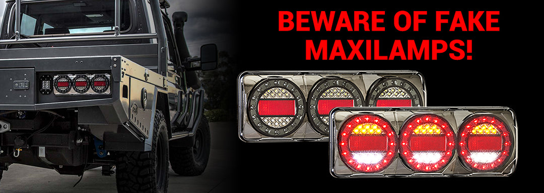MAXILAMP 3 SERIES LED COMBINATION TAIL LIGHTS (PAIR) STOP / TAIL / INDICATOR / REVERSE
