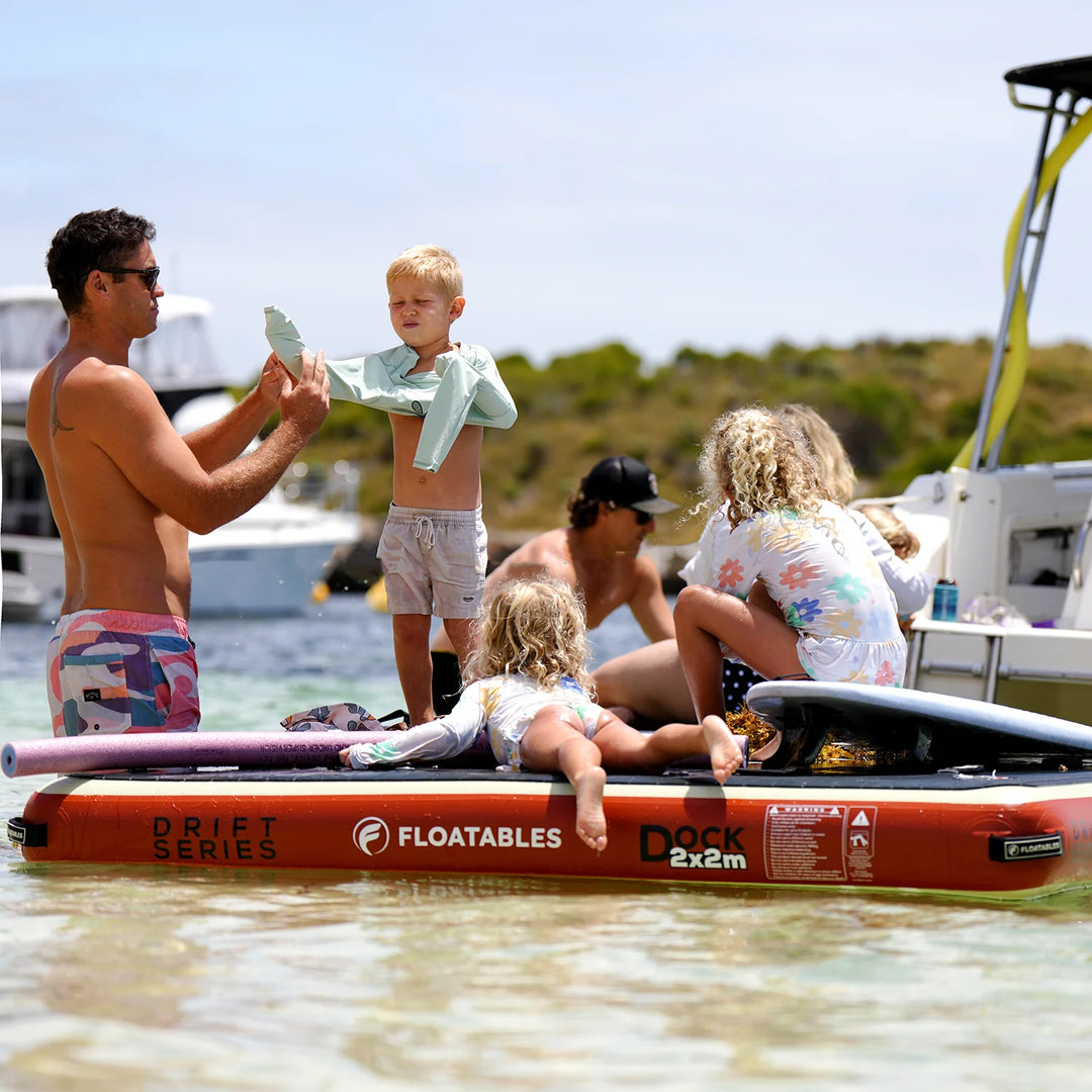 FLOATABLES Inflatable Docks - Pontoon 2x2, 3x2, 3x3 & 3x4