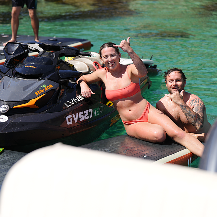 FLOATABLES U-Dock Inflatable Boat Dock - U Dock XL Dual 3x3.5m