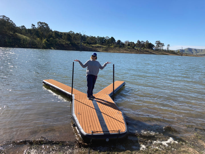 Teak Top Inflatable Dry Dock (Free Shipping)