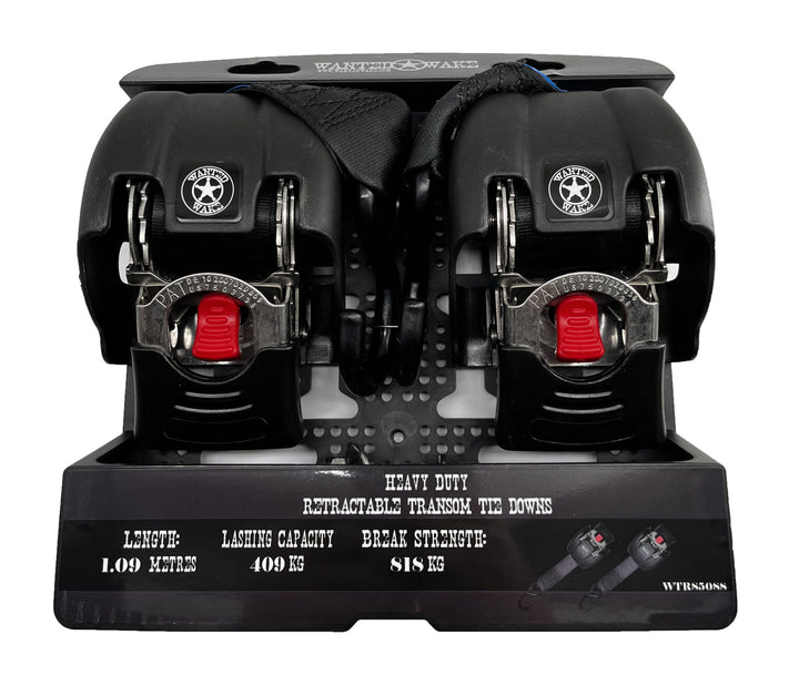 RETRACTABLE BOAT TRAILER TIE-DOWNS