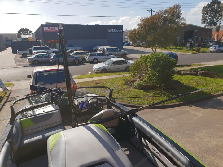 Telescopic Curved Training Bar Centre Pole Mounted