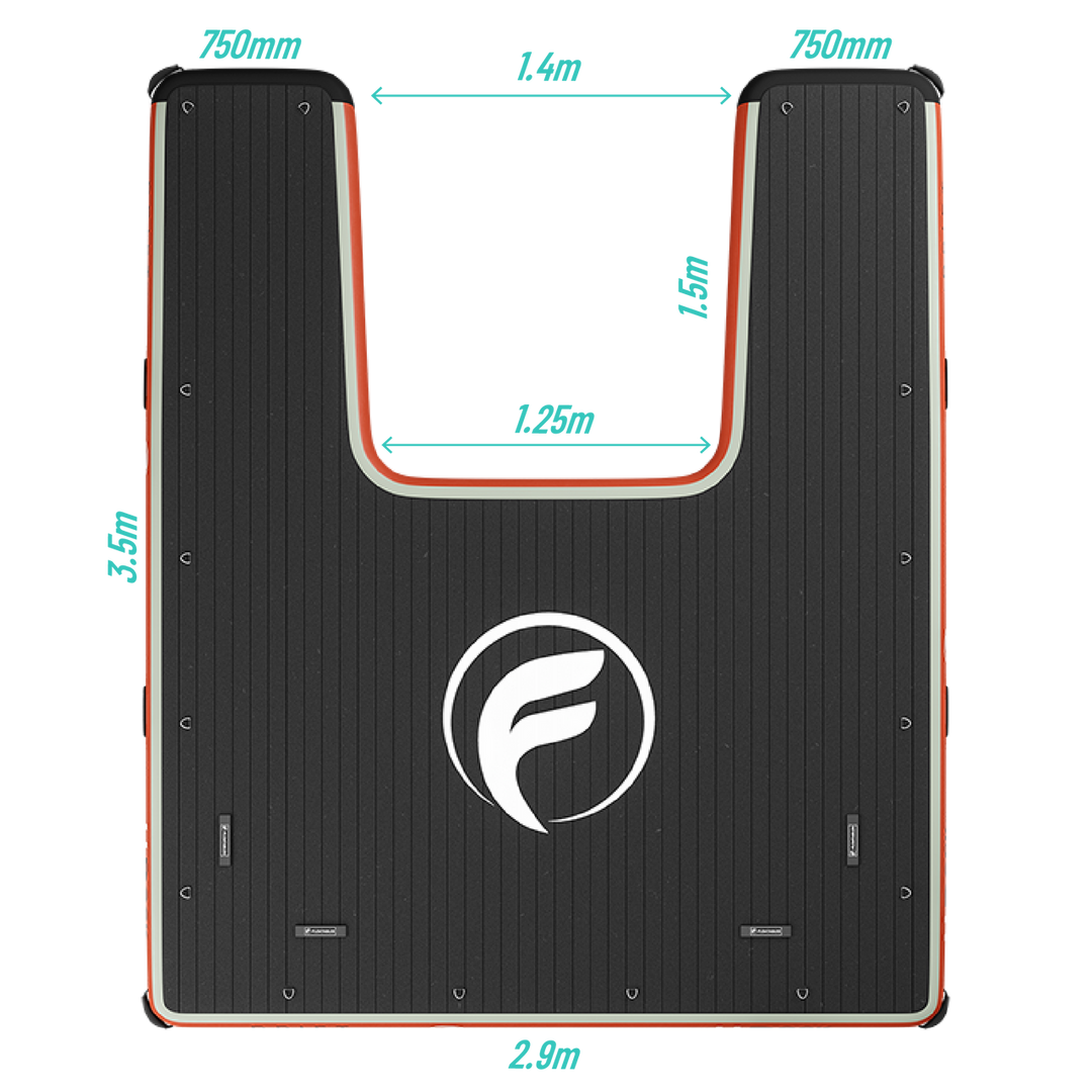 FLOATABLES UDock Mini 2.5x2m