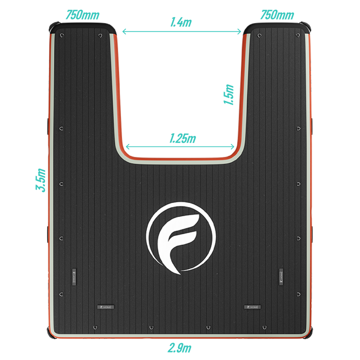 FLOATABLES UDock Mini 2.5x2m