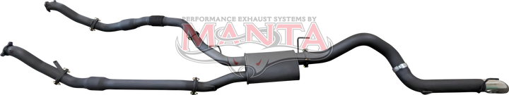 Toyota Landcruiser 200 Series,  VDJ200 Manta 3in Dual With Cat & Muffler, 4in Exit