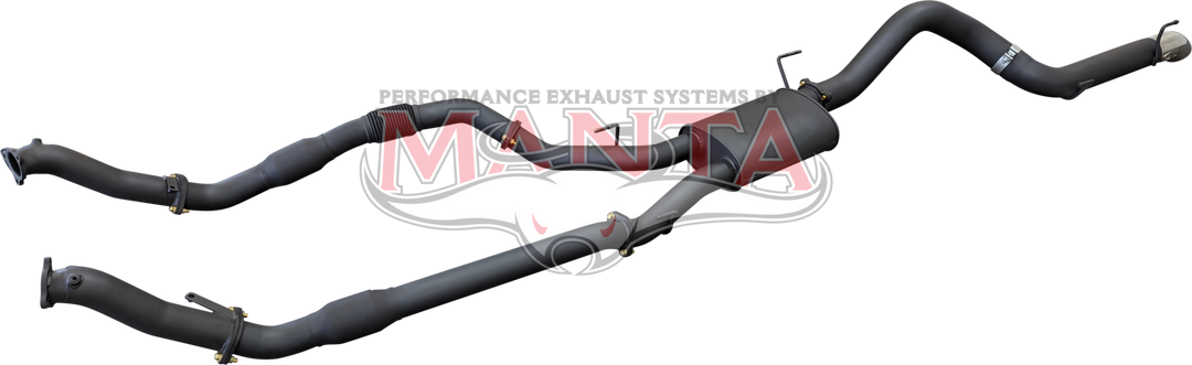 Toyota Landcruiser 200 Series,  VDJ200 Manta 3in Dual With Cat & Muffler, 4in Exit