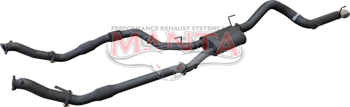 Toyota Landcruiser 200 Series,  VDJ200 Manta 3in Dual With Cat & Muffler, 4in Exit