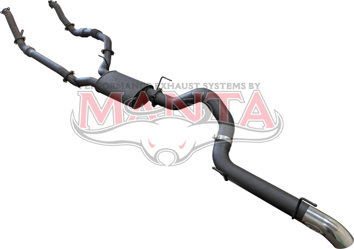 Toyota Landcruiser 200 Series,  VDJ200 Manta 3in Dual With Cat & Muffler, 4in Exit