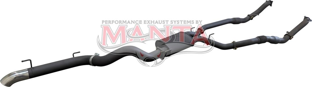 Toyota Landcruiser 200 Series,  VDJ200 Manta 3in Dual With Cat & Muffler, 4in Exit