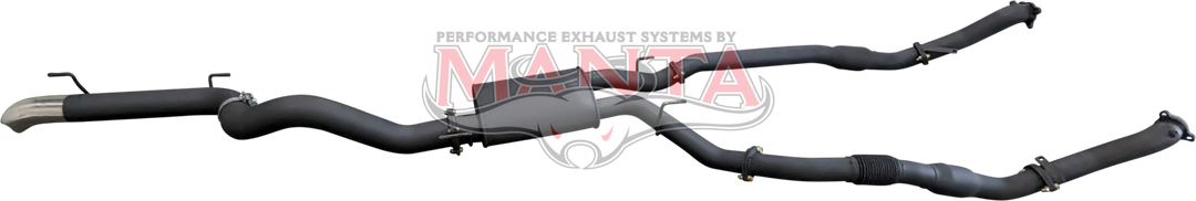 Toyota Landcruiser 200 Series,  VDJ200 Manta 3in Dual With Cat & Muffler, 4in Exit