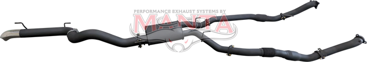 Toyota Landcruiser 200 Series,  VDJ200 Manta 3in Dual With Cat & Muffler, 4in Exit