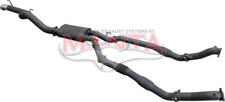 Toyota Landcruiser 200 Series,  VDJ200 Manta 3in Dual With Cat & Muffler, 4in Exit