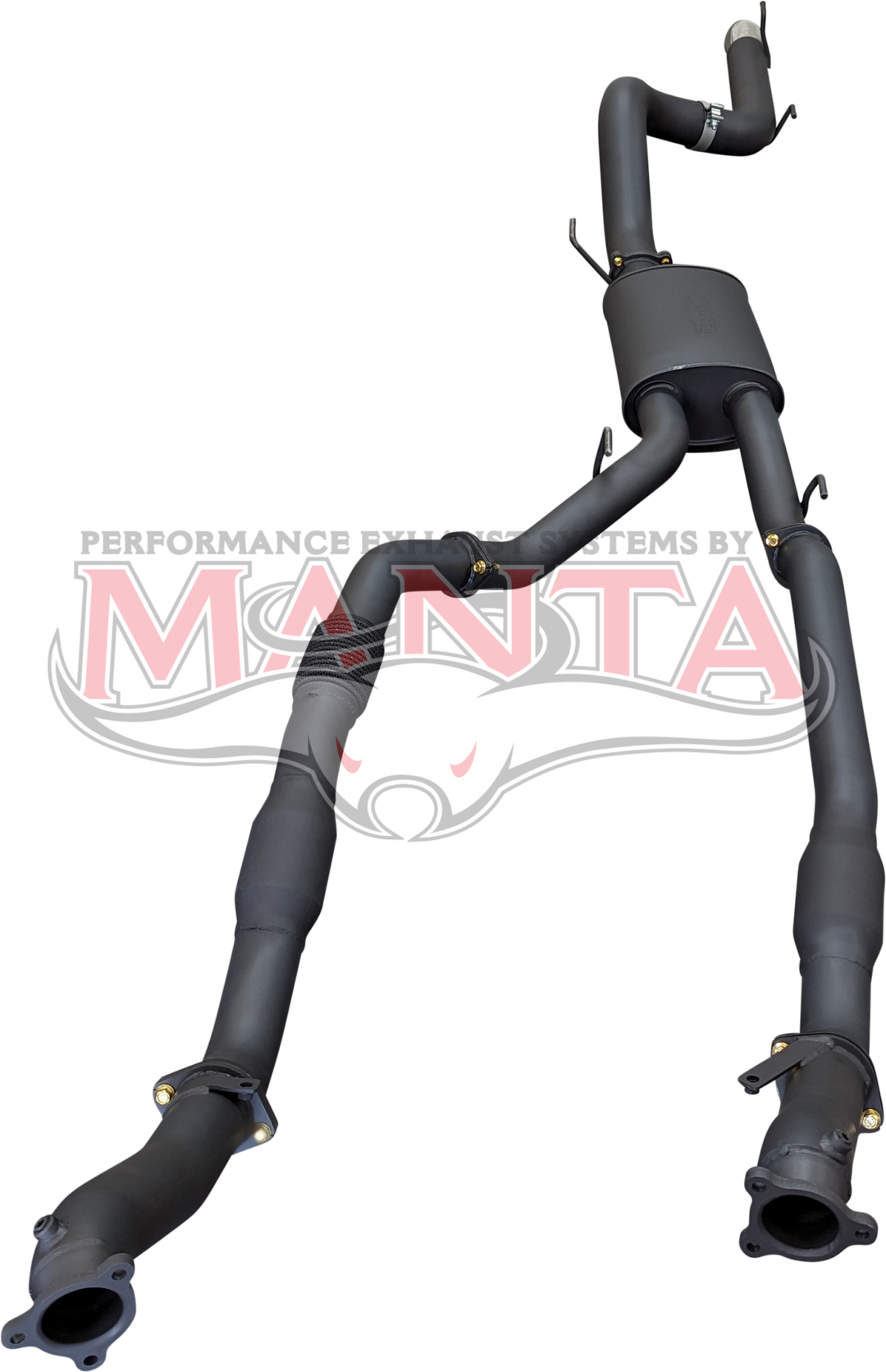 Toyota Landcruiser 200 Series,  VDJ200 Manta 3in Dual With Cat & Muffler, 4in Exit