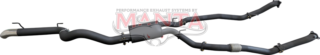 Toyota Landcruiser 200 Series, VDJ200 Manta 3in Dual NO Cat, W/Muffler, 4in Exit