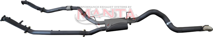 Toyota Landcruiser VDJ200 Manta DPF 3in Dual NO Cat, Muffler, 4in Tailpipe