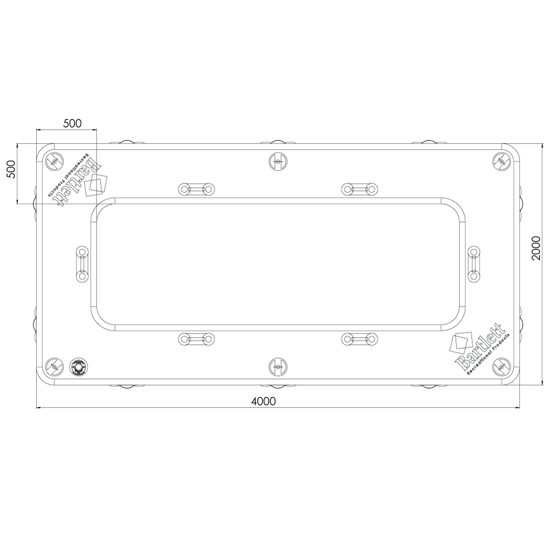 4Mx2M Rec Deck Water Hammock