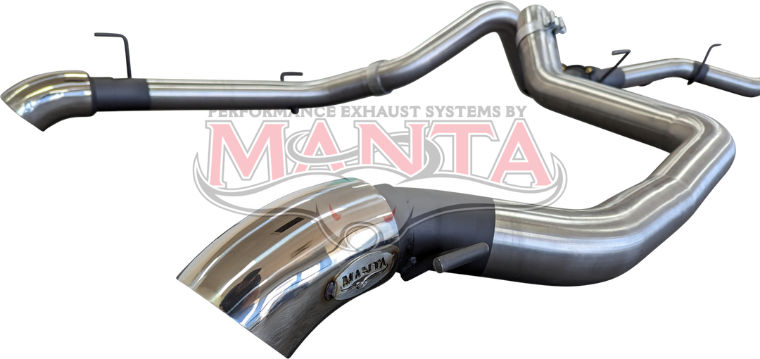 Manta Stainless Toyota Landcruiser 200 Series, VDJ200 3in DPF Back Twin 3in Tailpipe