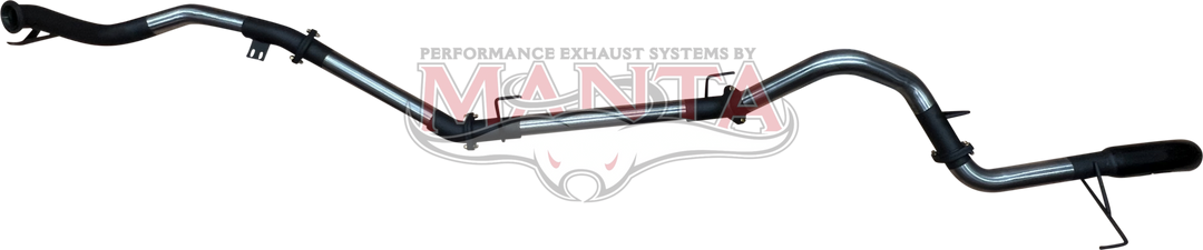 MANTA TOYOTA LANDCRUISER 300 SERIES V6 3IN TURBO BACK WITHOUT CAT & WITHOUT MUFFLERS, CHROME 4IN TIP (Copy)