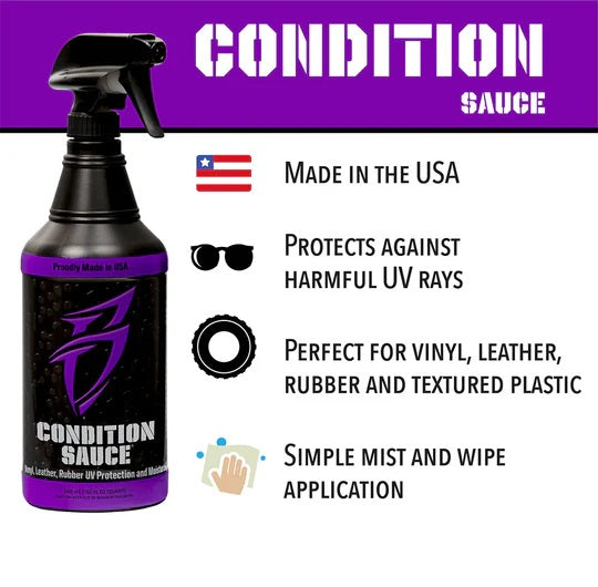 BLING SAUCE KIT - SET OF 4 592ML HOT, VINYL, CONDITION, QUICKIE