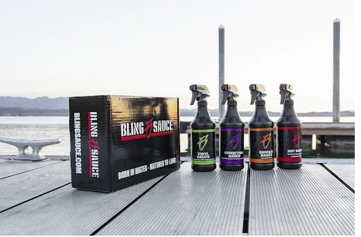 BLING SAUCE KIT - SET OF 4 592ML HOT, VINYL, CONDITION, QUICKIE