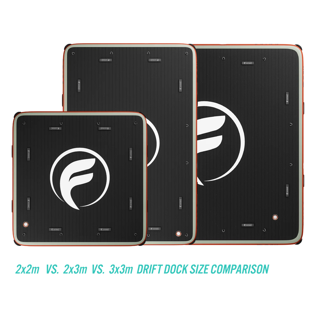 FLOATABLES Inflatable Docks - Pontoon 2x2, 3x2, 3x3 & 3x4