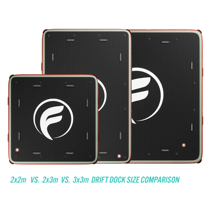 FLOATABLES Inflatable Docks - Pontoon 2x2, 3x2, 3x3 & 3x4