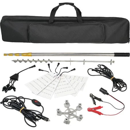 DRIVETECH 4X4 TELESCOPIC CAMPING LIGHT DUAL COLOUR DIMMABLE 12V