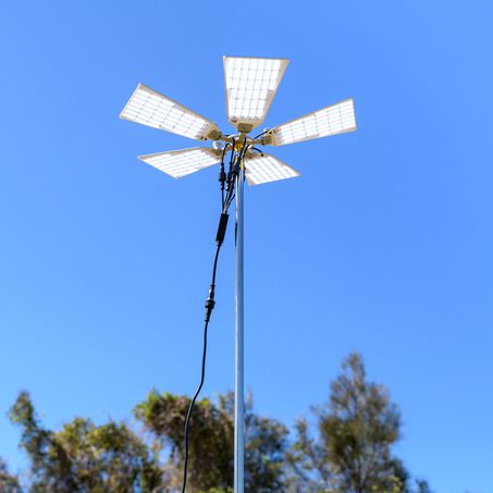 DRIVETECH 4X4 TELESCOPIC CAMPING LIGHT DUAL COLOUR DIMMABLE 12V